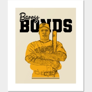 Barry Bonds || Black retro Posters and Art